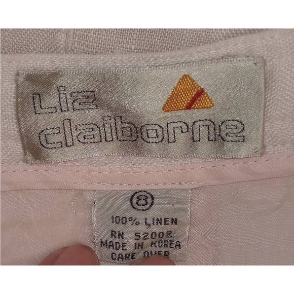 ❤️100% Linen Vintage Blush Pink Riding Skirt - Picture 8 of 8